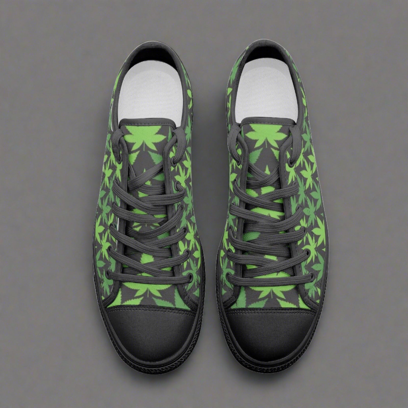 Koi Dark Cosmic Vivid Bold Art - Freaky Shoes | Custom Art Sneakers