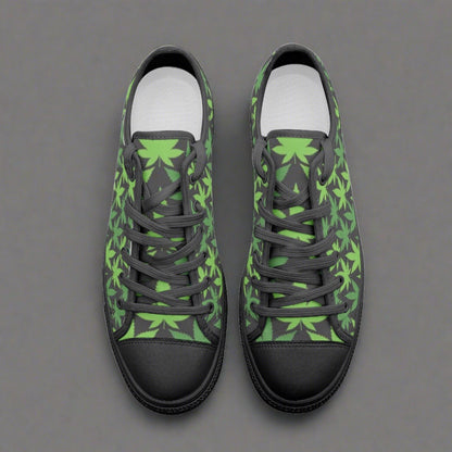 Koi Dark Cosmic Vivid Bold Art - Freaky Shoes | Custom Art Sneakers
