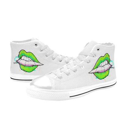 MEN'S Cc Mouth Joint Men’S High Top Canvas Vivid Custom Shoes