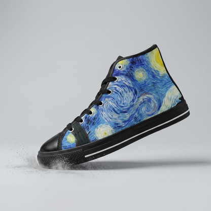 MEN'S Starry Night Custom Sneakers (II) | Freaky Shoes®