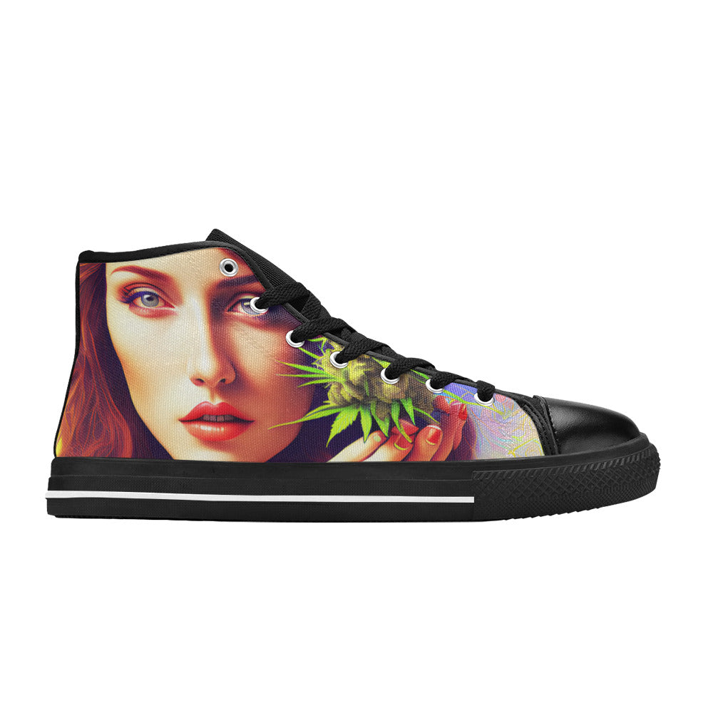 MEN'S 420 Woman Men’S High Top Canvas Surreal Sneakers