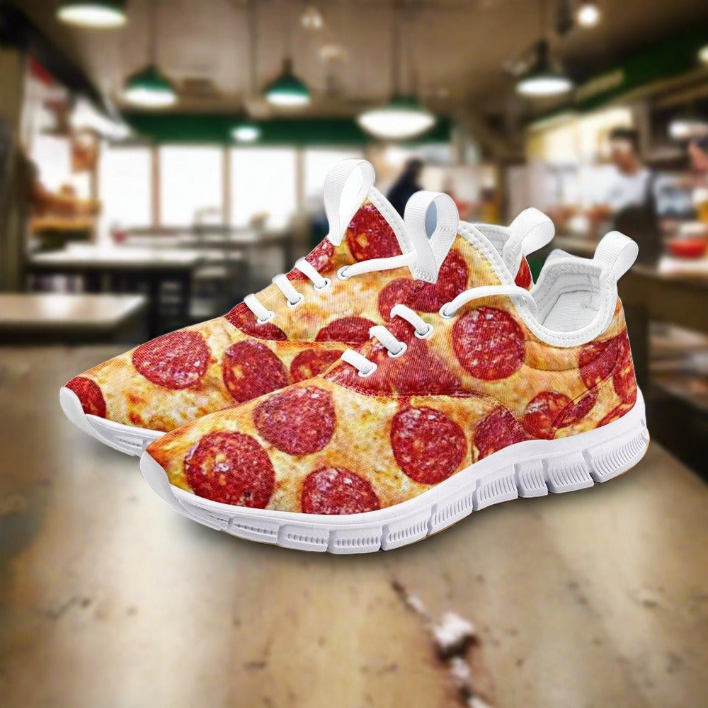 Viking Red Gold Wearable Bold Art - Freaky Shoes | Custom Art Sneakers