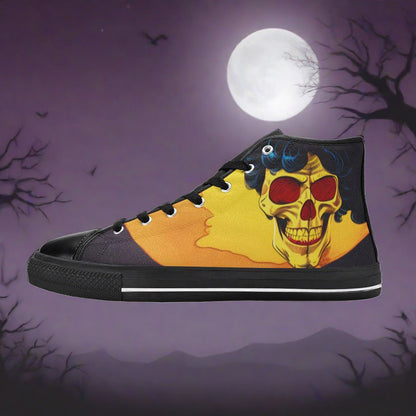 Retro Skull Art Women - Freaky Shoes®