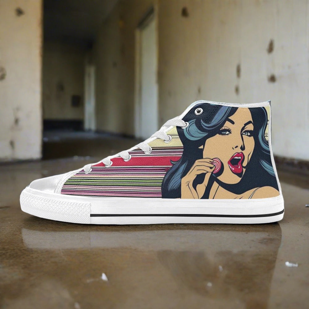 Phoenix Earthy Brown Custom Bold Art - Freaky Shoes