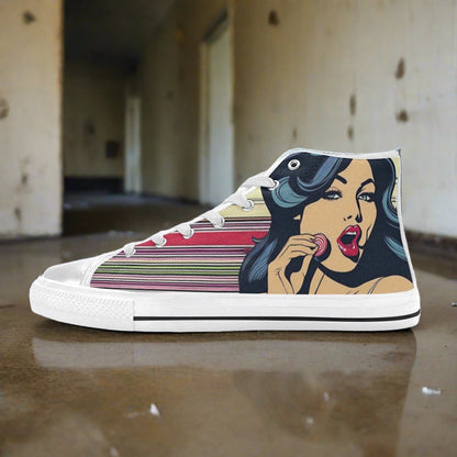 Phoenix Earthy Brown Custom Bold Art - Freaky Shoes