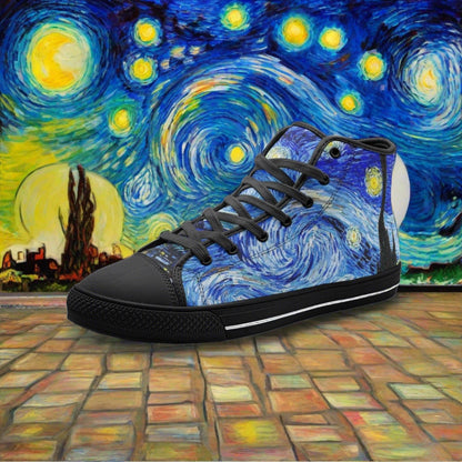 Mermaid Purple Teal Unique Bold Art - Freaky Shoes