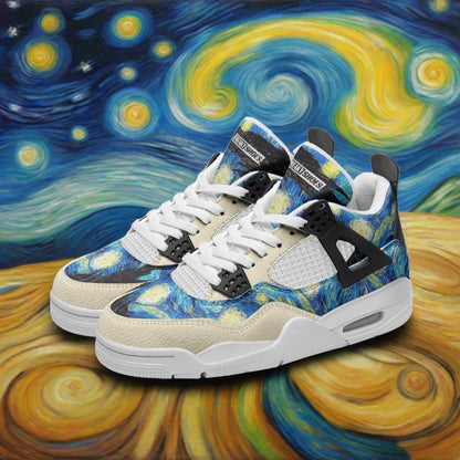 Viking Amber Gold Unique Bold Art - Freaky Shoes | Custom Art Sneakers