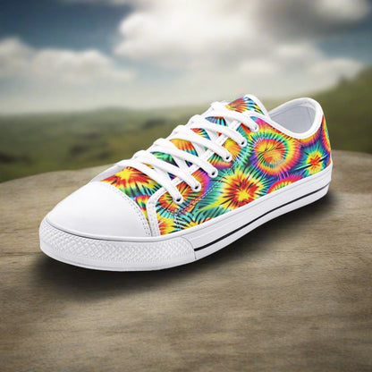 Jellyfish Orange Black Glowing Bold Art - Freaky Shoes | Custom Art Sneakers