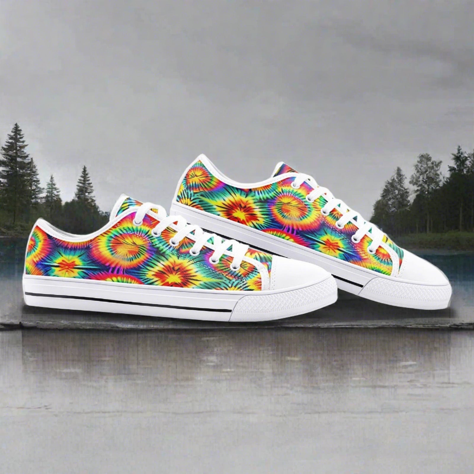 Monarch Magenta Gold Vivid Bold Art - Freaky Shoes | Custom Art Sneakers