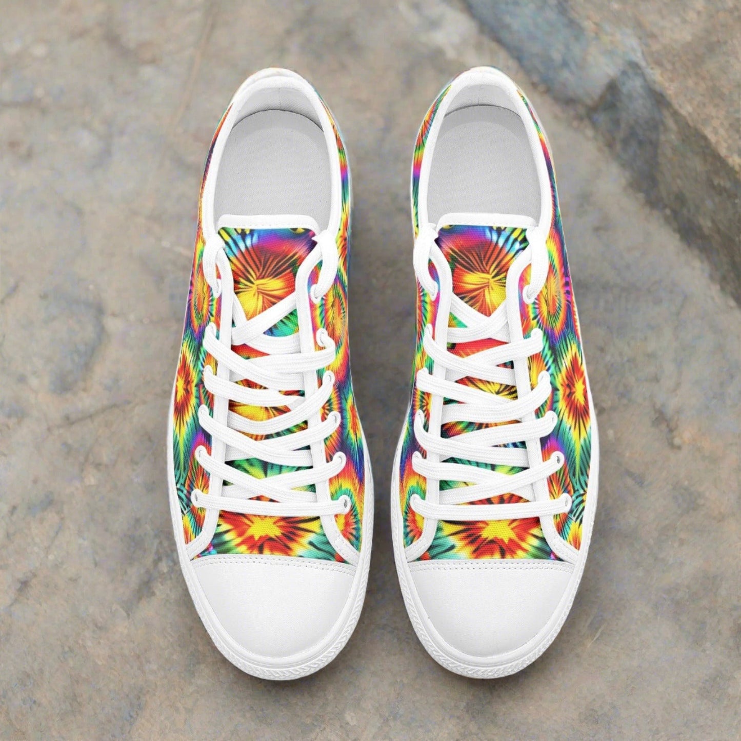 Jellyfish Orange Black Glowing Bold Art - Freaky Shoes | Custom Art Sneakers
