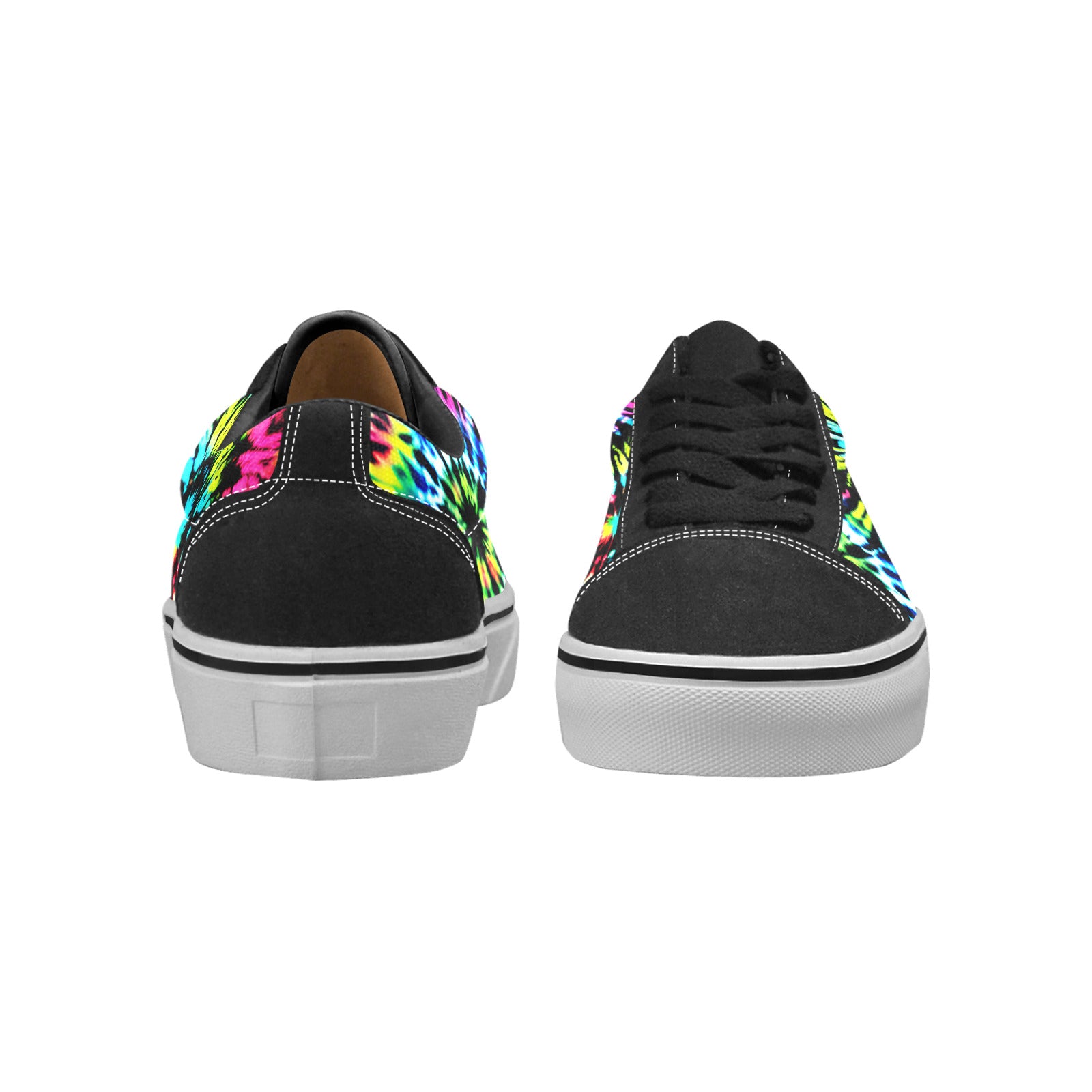 MEN'S Cc Tie Dye Art Low Top Skateboarding Y2K Custom Sneakers