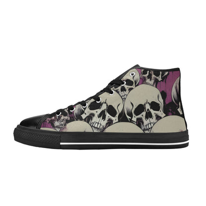 WOMEN'S Cc Skulls Retro High Top Canvas Vivid Shoes
