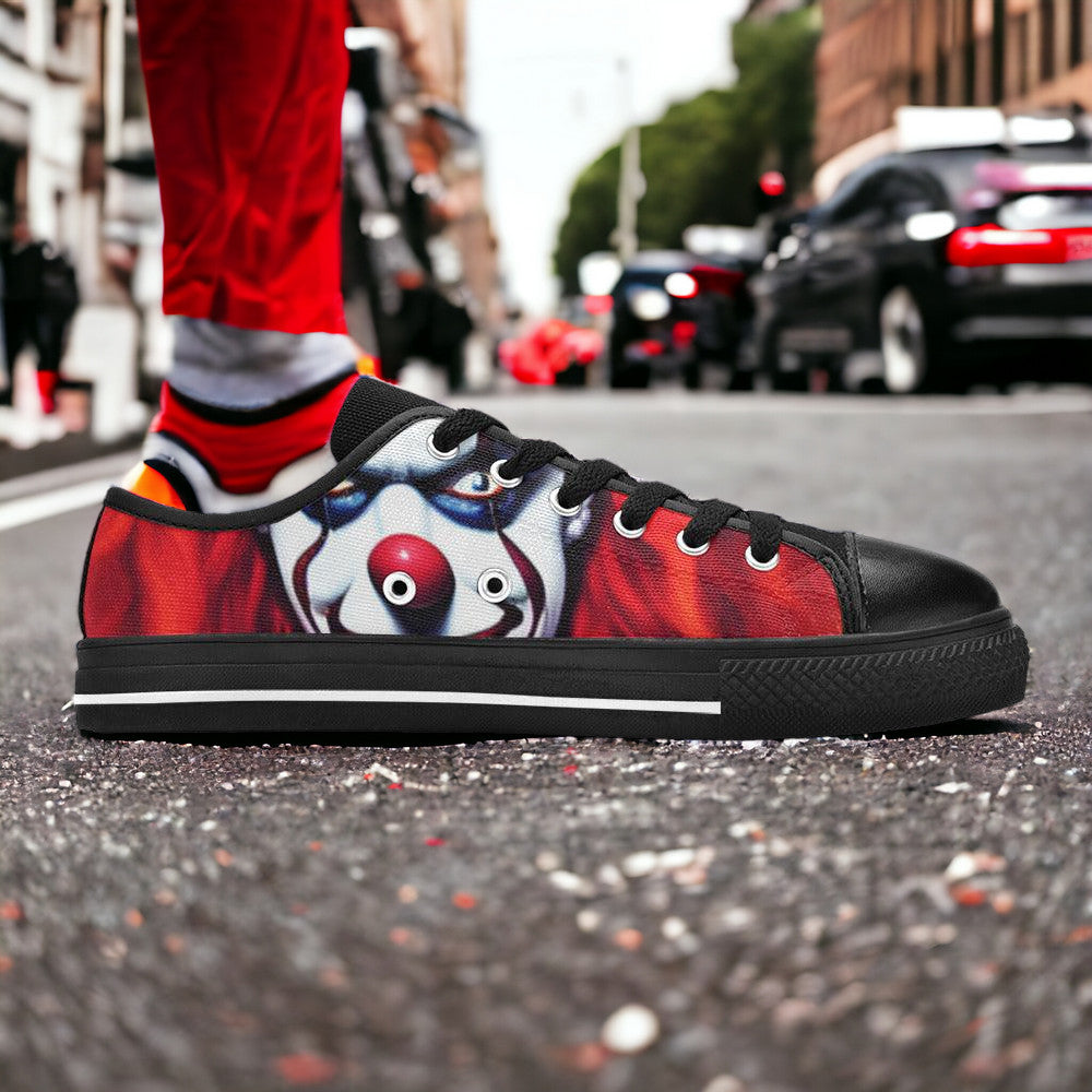 Koi Navy Indigo Wearable WOMEN Bold Art - Freaky Shoes | Custom Art Sneakers