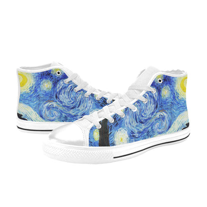 MEN'S Cc Starry Night Men’S High Top Canvas Dreamcore Sneakers