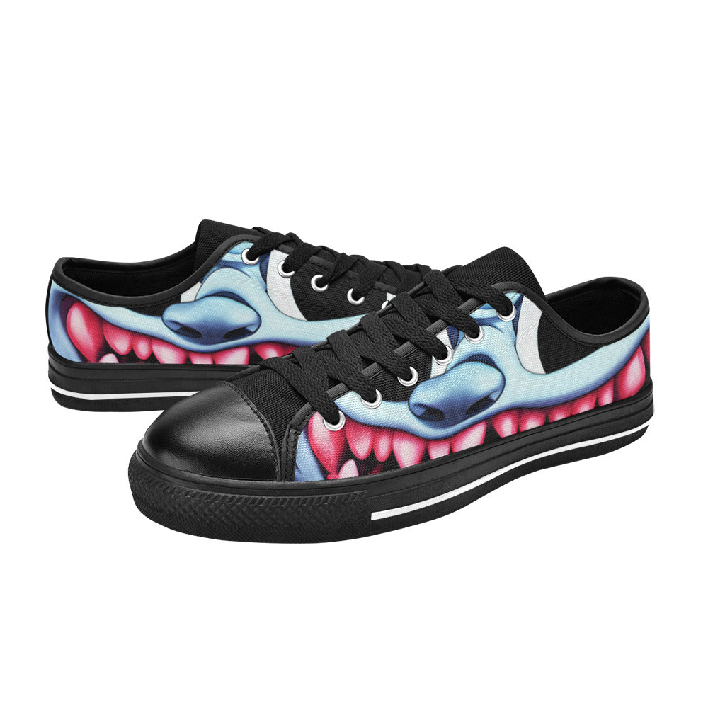 MEN'S Blue Rage Horror 2 Canvas Dark Academia Custom Sneakers