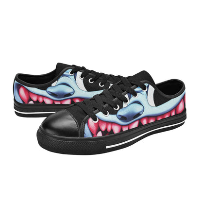 MEN'S Blue Rage Horror 2 Canvas Dark Academia Custom Sneakers