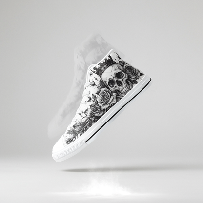 MEN'S Dark Crown Skull Art | Freaky Shoes®