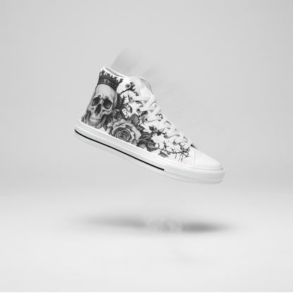 MEN'S Dark Crown Skull Art | Freaky Shoes®