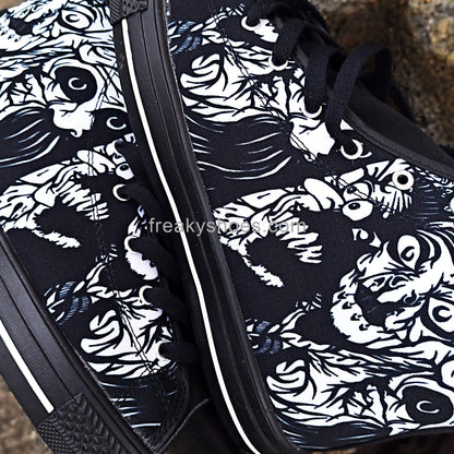 Celtic Green Emerald Vivid MEN Bold Art - Freaky Shoes | Custom Art Sneakers