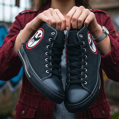WOMEN'S Clean Logo Face Art Shoes | Freaky Shoes®