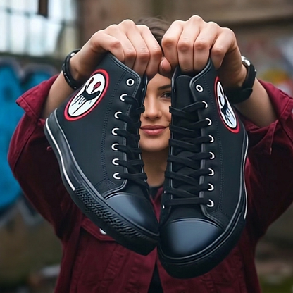 WOMEN'S Clean Logo Face Art Shoes | Freaky Shoes®