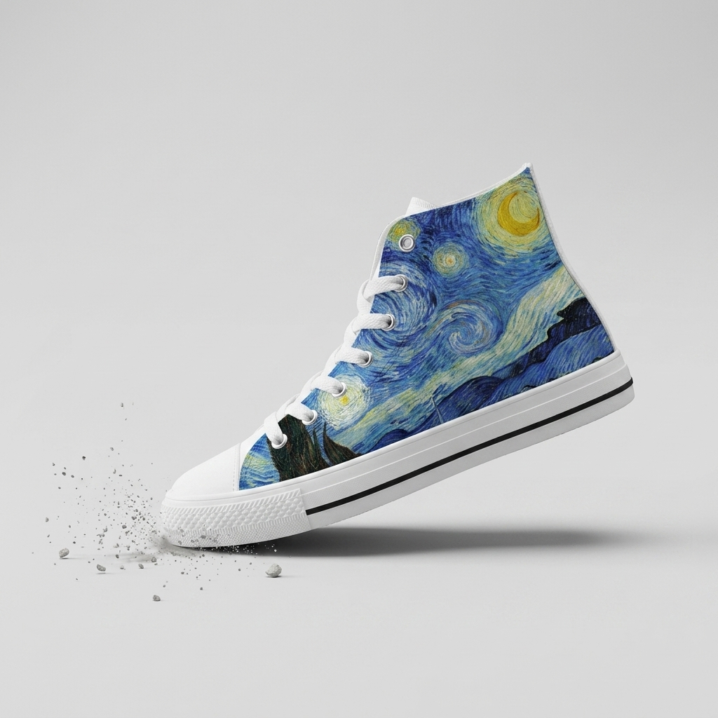 MEN'S Starry Night Custom Shoes | Freaky Shoes®