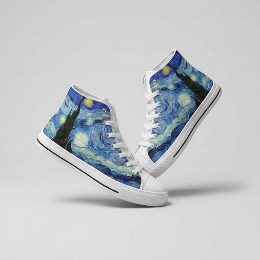 MEN'S Starry Night Custom Shoes | Freaky Shoes®