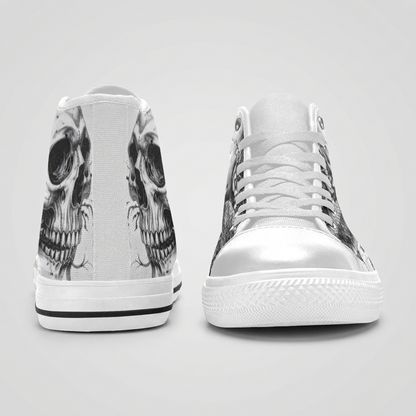 MEN'S Dark Canvas Surreal Shoes | Freaky Shoes®
