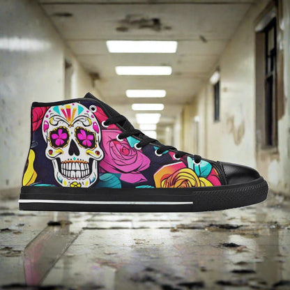 Sugar Skull & Roses Men - Freaky Shoes®