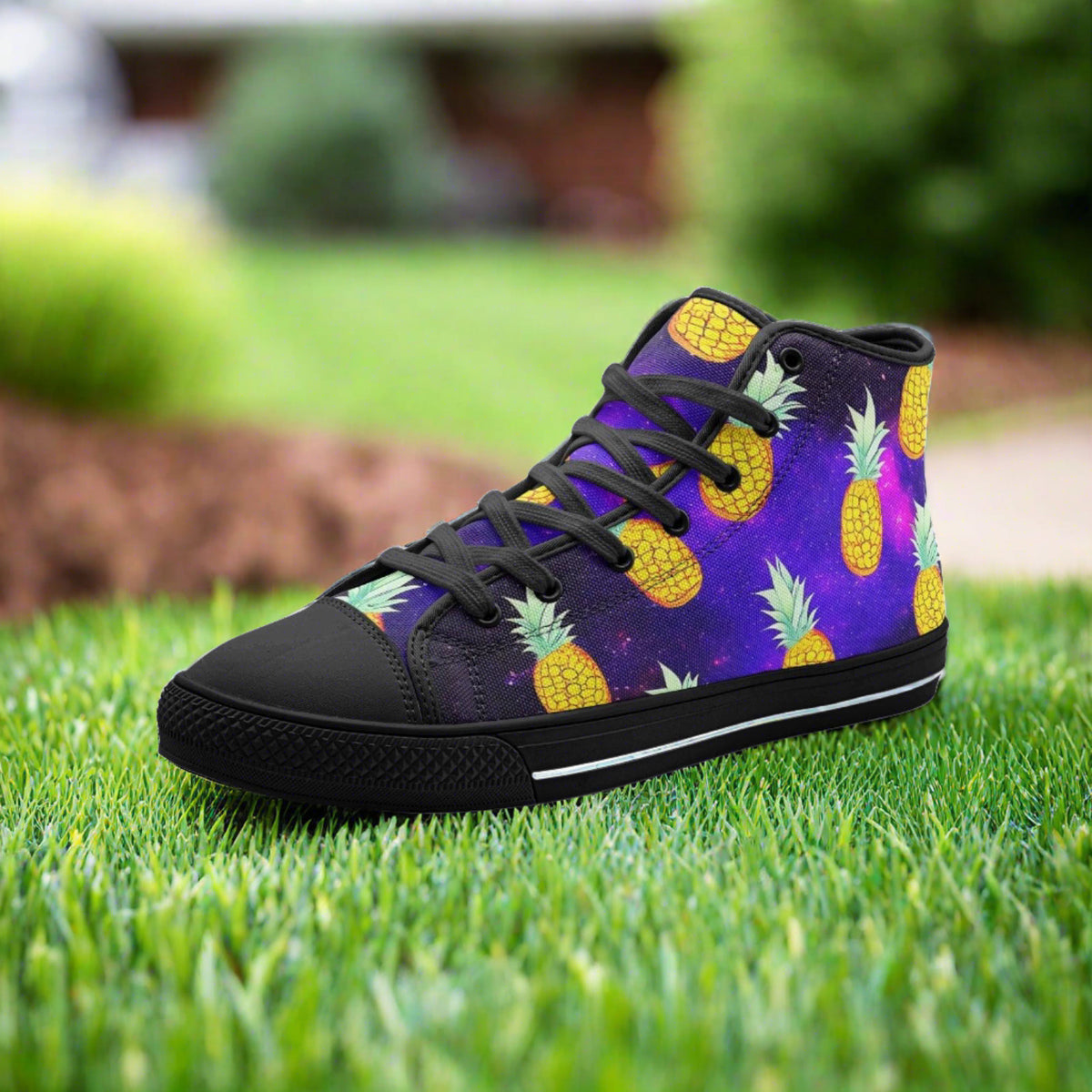 Rave Galaxy Pineapples | ® Custom Sneakers | Unisex | Freaky Shoes®