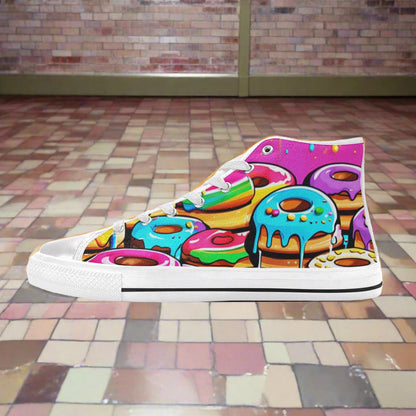Camo Art Green Black Brown Pattern Bold Art - Freaky Shoes