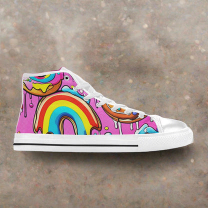 Unique Print Custom Art Panel Bold Art - Freaky Shoes