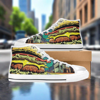 Print On Demand Custom Art Panel Bold Art - Freaky Shoes