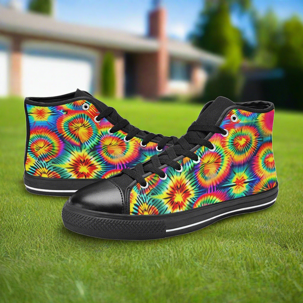 Rainbow Tie Dye Men - Freaky Shoes®