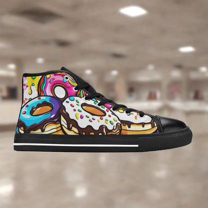 Neon Color Custom Art Panel Electric Bold Art - Freaky Shoes