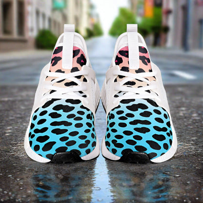 Gradient Leopard Print - Freaky Shoes®