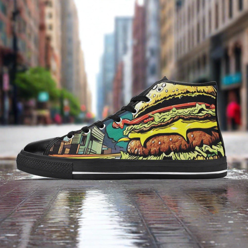 Starry Night Gift Vivid Cosmic Wearable Bold Art - Freaky Shoes