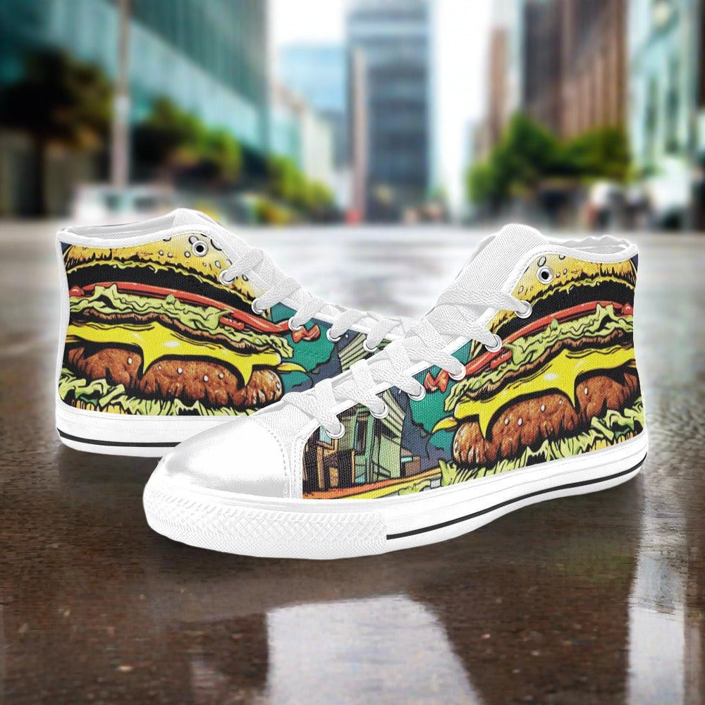 Print On Demand Custom Art Panel Bold Art - Freaky Shoes