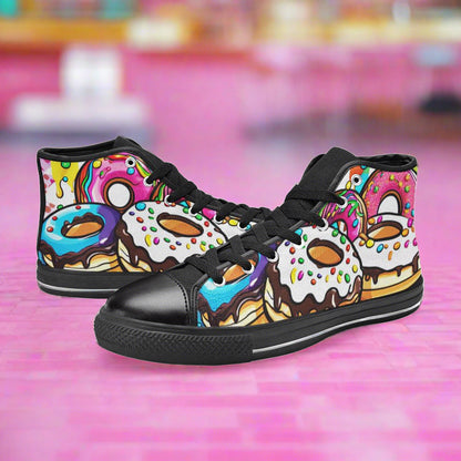 Neon Color Custom Art Panel Electric Bold Art - Freaky Shoes