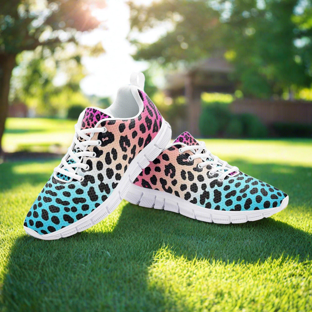 Gradient Leopard Print - Freaky Shoes®