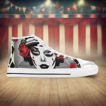 Clown Woman Roses Women - Freaky Shoes®