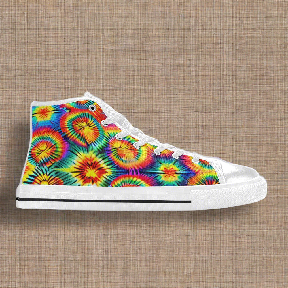 Rainbow Tie Dye Men - Freaky Shoes®