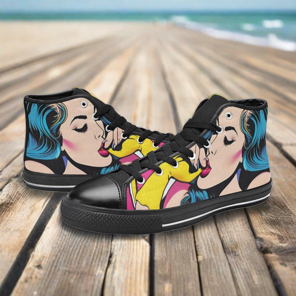 Retro Woman Art Women - Freaky Shoes®