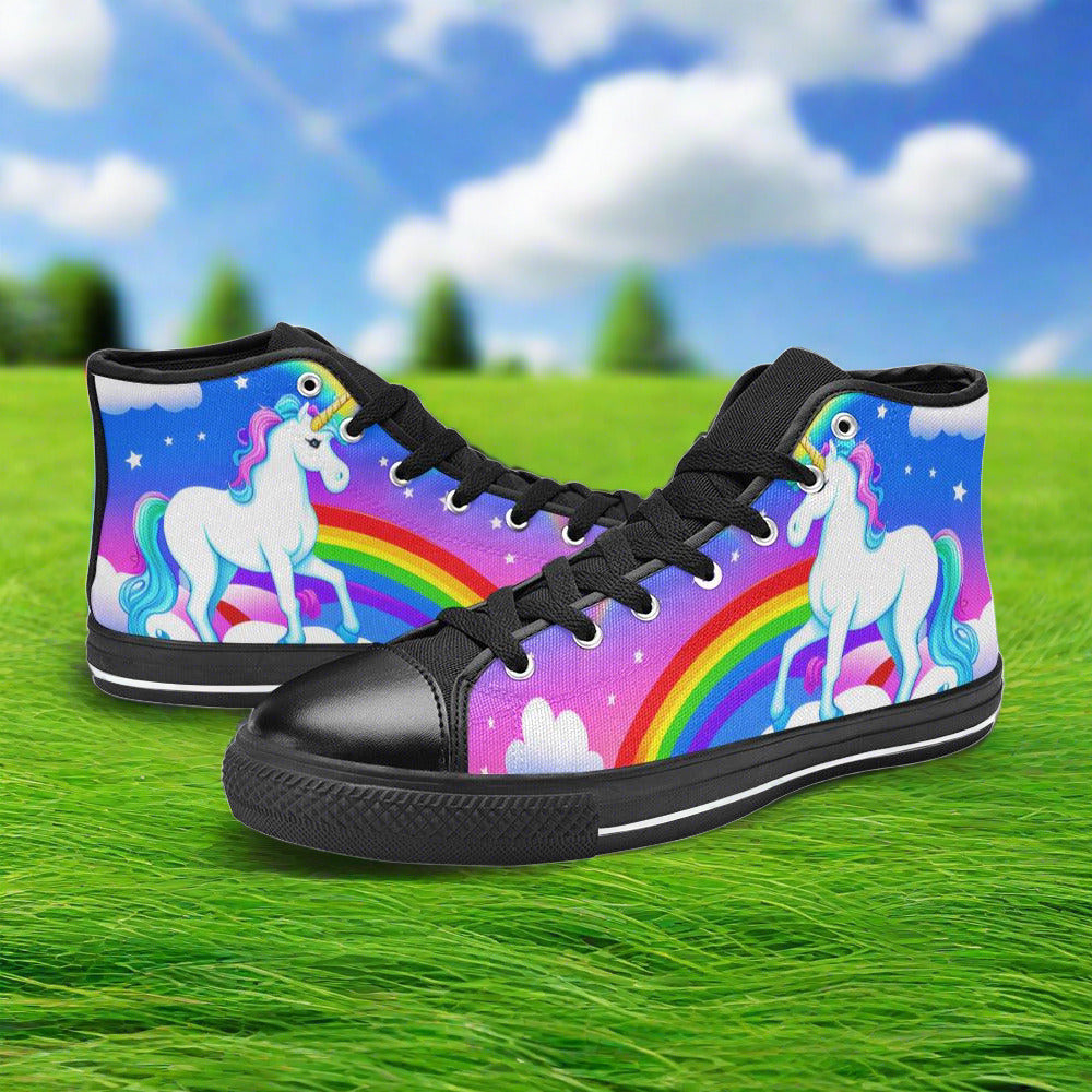 Unicorns Rainbows Clouds Men - Freaky Shoes®