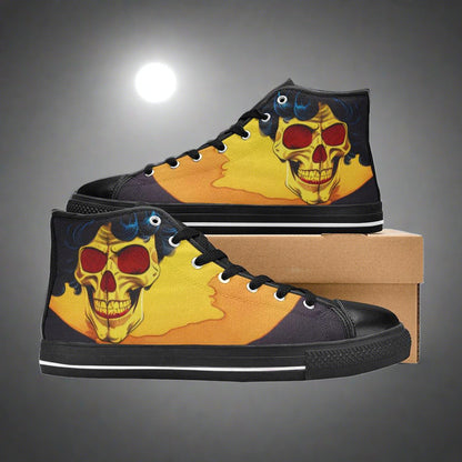 Retro Skull Art Women - Freaky Shoes®
