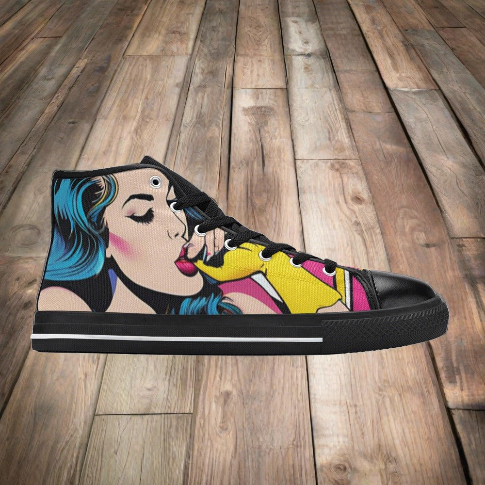 Retro Woman Art Women - Freaky Shoes®