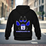 k9 Gildan Full Zip Hooded Sweatshirt - Freaky Shoes®