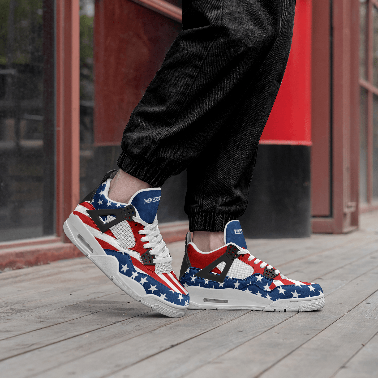 Air Jordan Patriotic Nikes Patriotic USA Stars Stripes – Freaky Shoes®