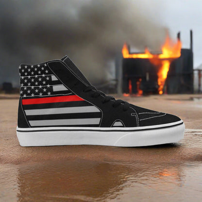 Thin Red Line Flag Men - Freaky Shoes®