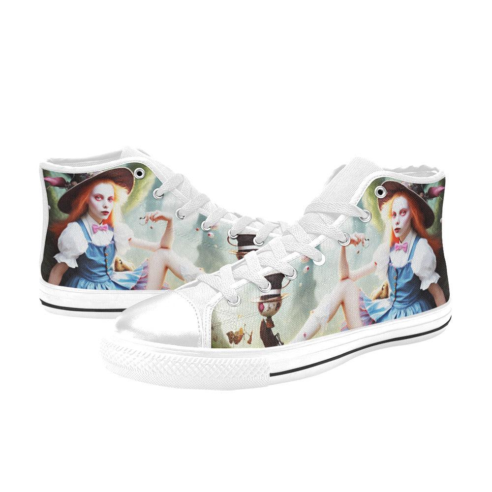 Acid Creepy Wonderland Art Men - Freaky Shoes®